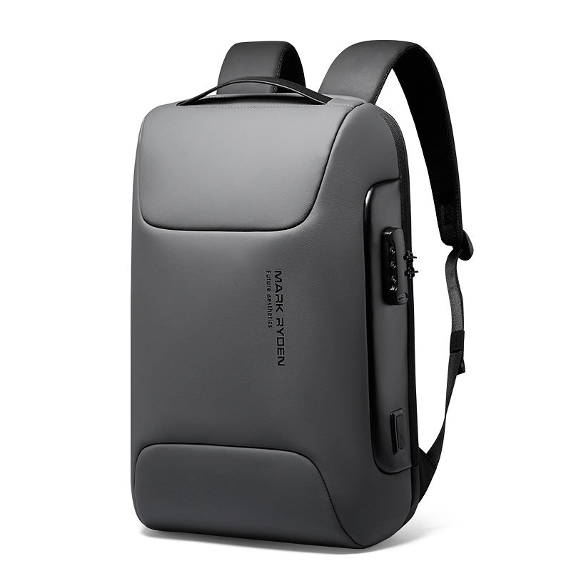 Spacious Water Resistant Backpack with USB Port & Lock