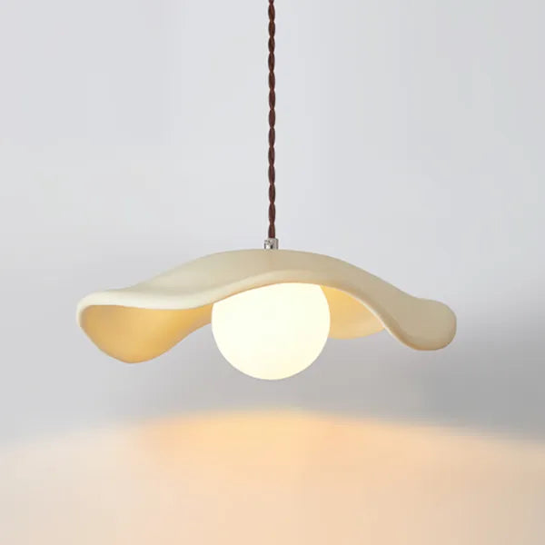 Natural Leaf Hanging Light Fixture