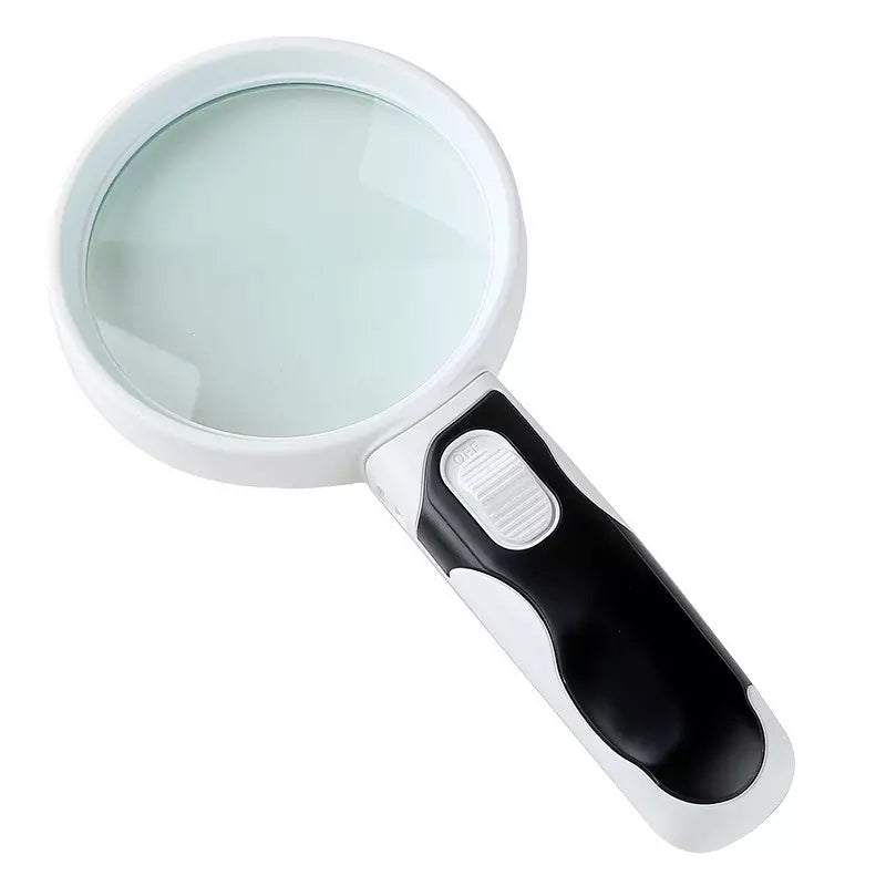 Compact 20X LED Magnifying Glass with Light