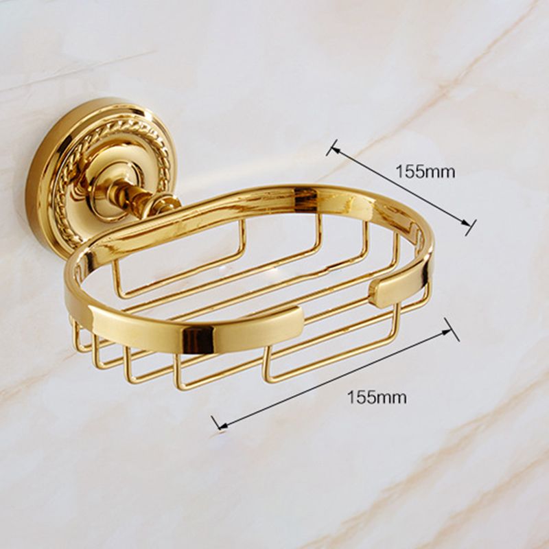 Classic Brass Bath Accessories Set