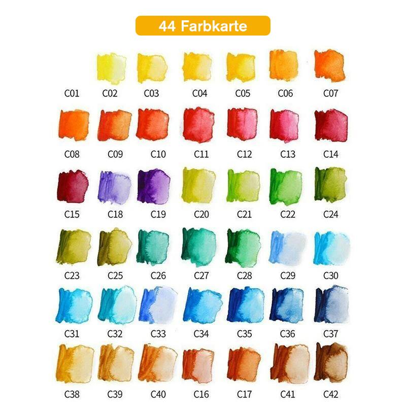 Vibrant Watercolor Gouache Paint Set