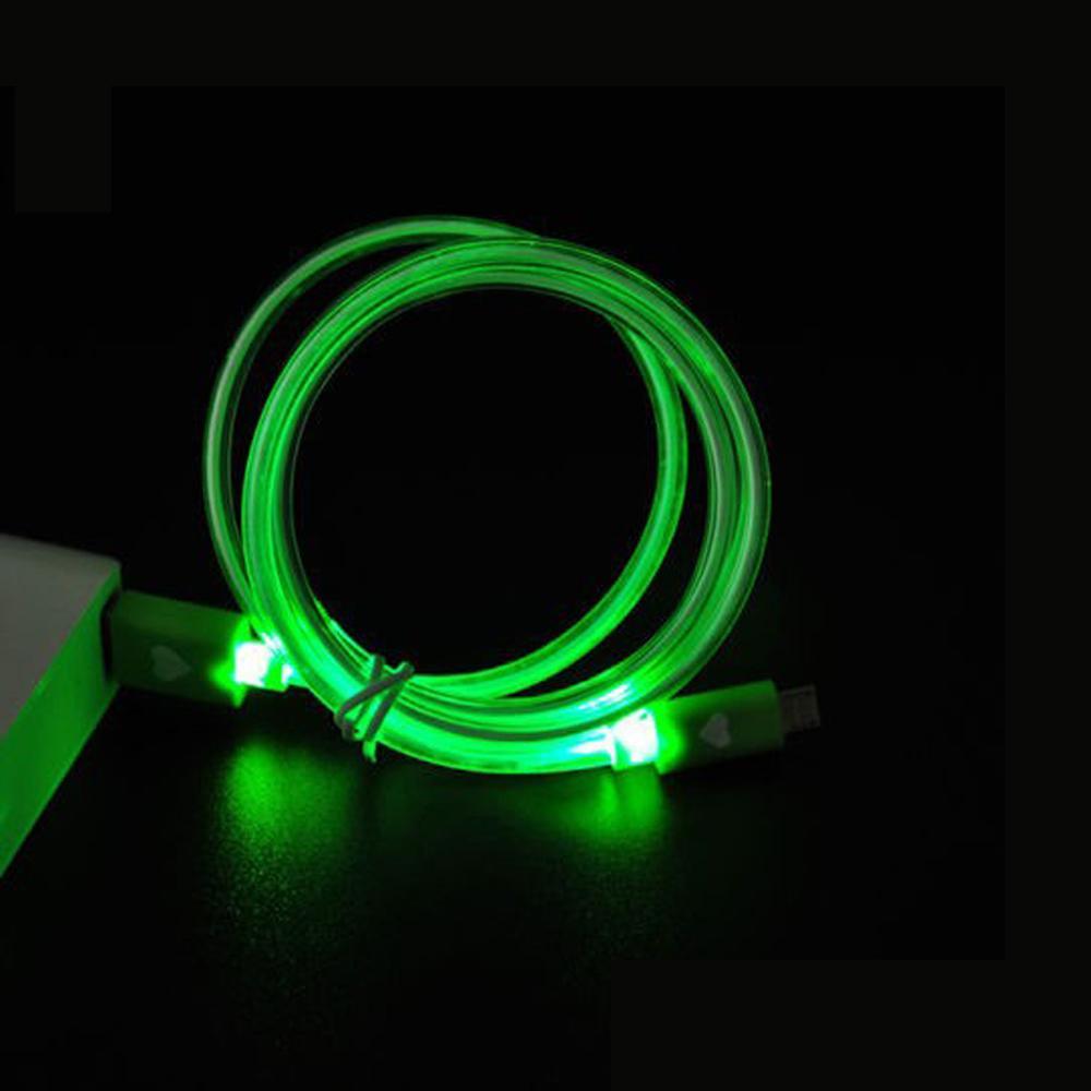 Colorful LED Lighting USB Charging Cable