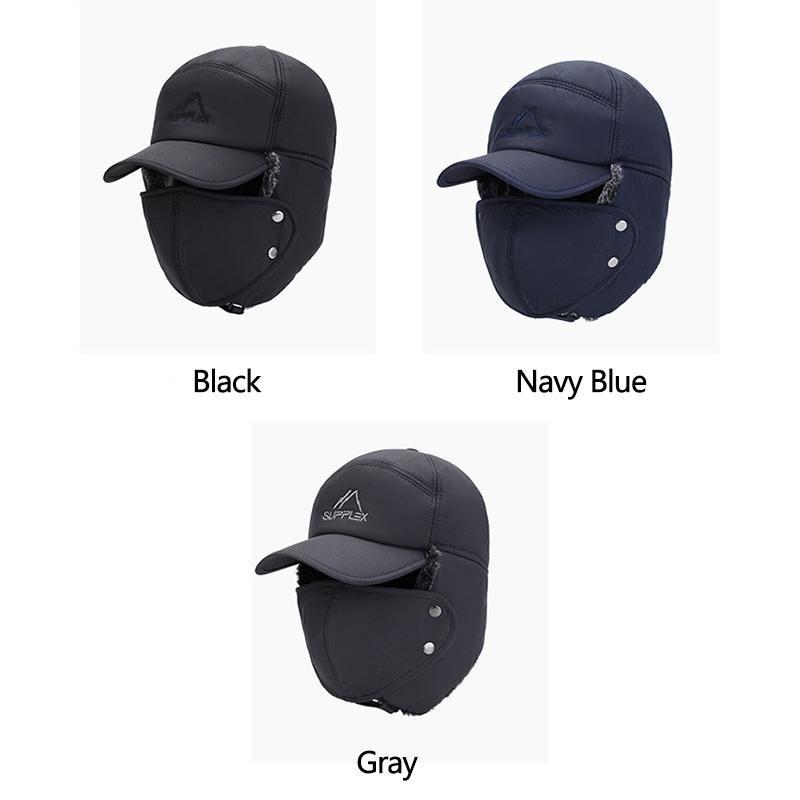 Thermal Insulated Beanie Hat with Face Mask
