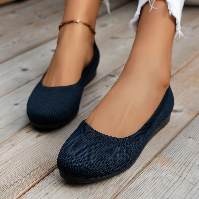 Comfortable Women's Round Toe Loafer Shoes