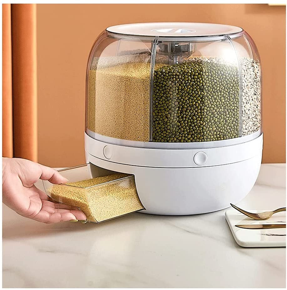 Automatic 360 Degree Grain Storage Container