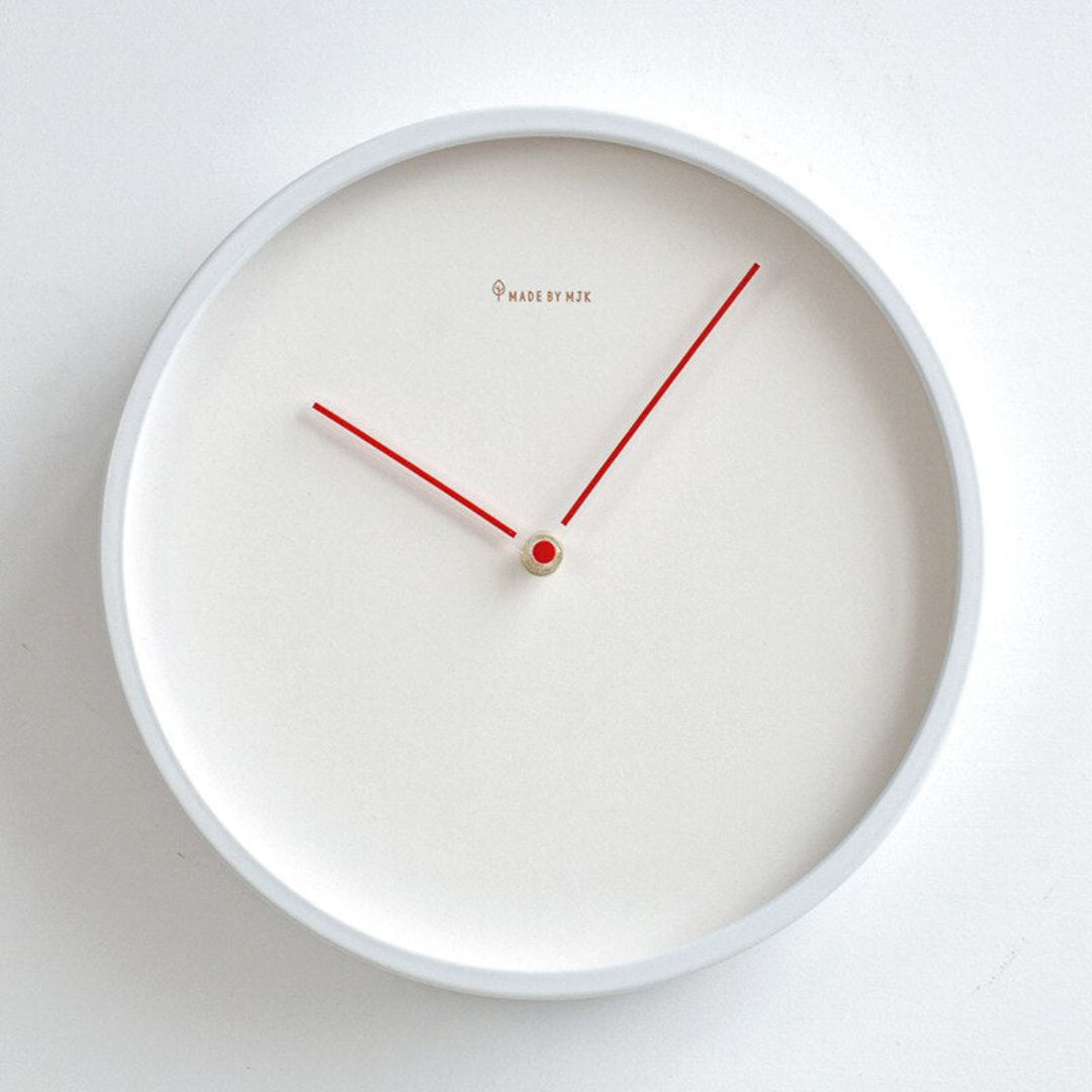 Simple Nordic Wooden Wall Clock