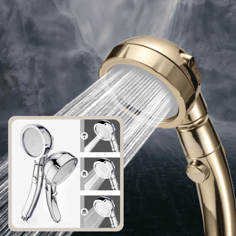 Versatile 3-in-1 Shower Head with Adjustable Arm