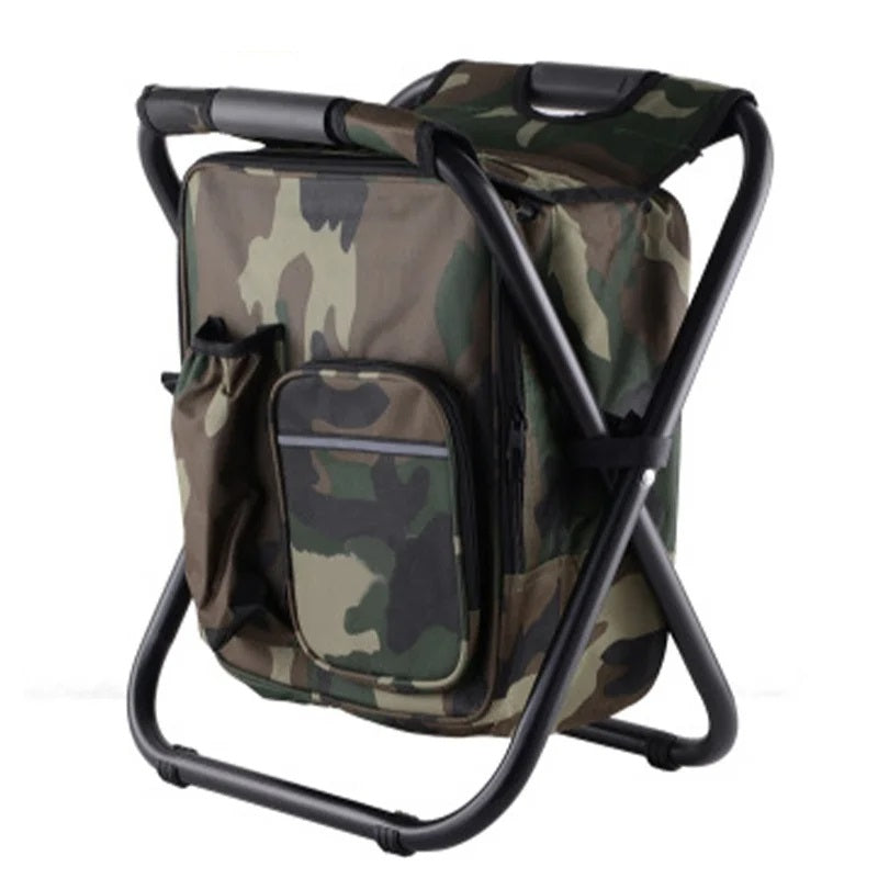 Portable Cooler & Foldable Stool Set