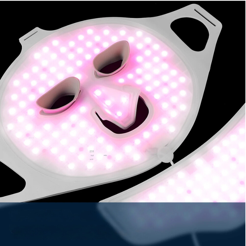 LED Face Mask with 7 Color Lights for Skin Care