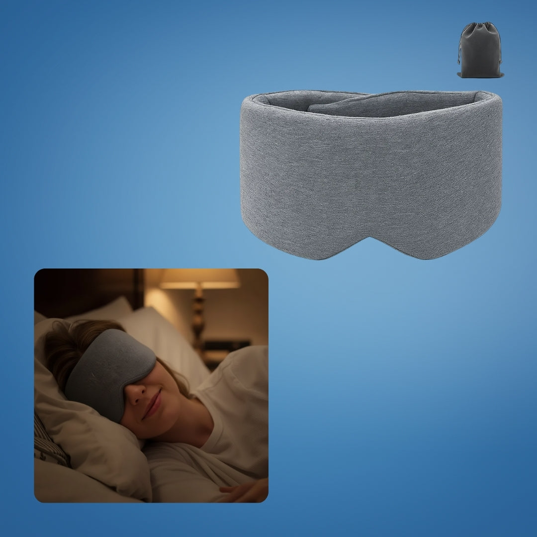 Blackout Sleep Mask Soft Cotton Eye Mask