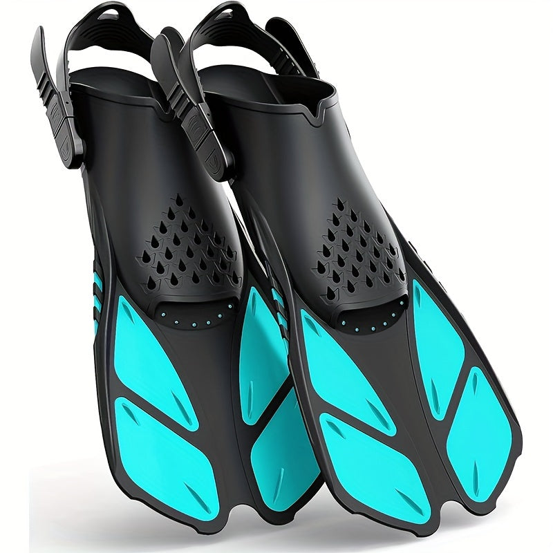 Compact Snorkel Fins for Travel & Recreation