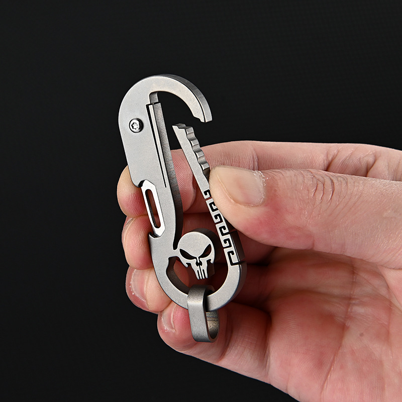 Compact Folding Pocket Knife Keychain Tool