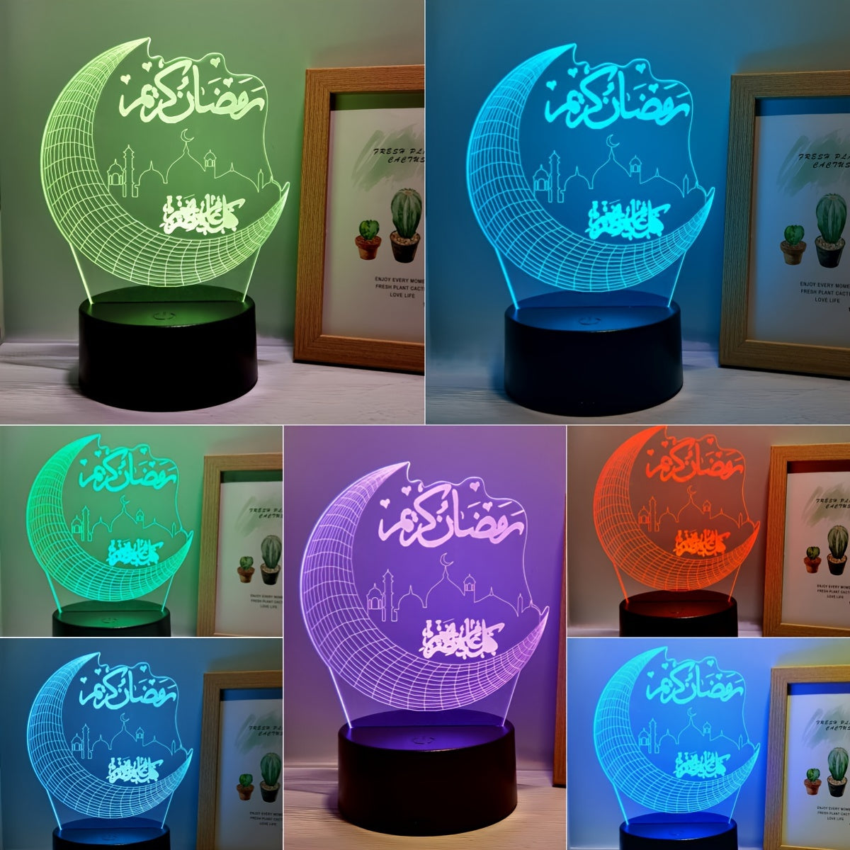 Colorful LED Night Light Lamp Touch Control