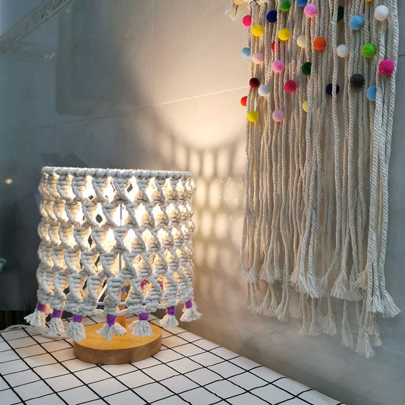 Unique Handmade Rope Table Lamp