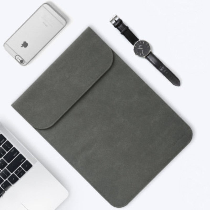 Slim Laptop Sleeve Case with Soft Padding and Secure Closure