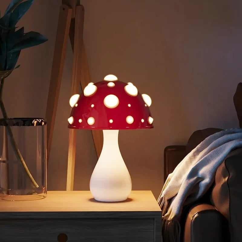 Befez | Ambient Mushroom Table Lamp - Rechargeable Color Changing Light