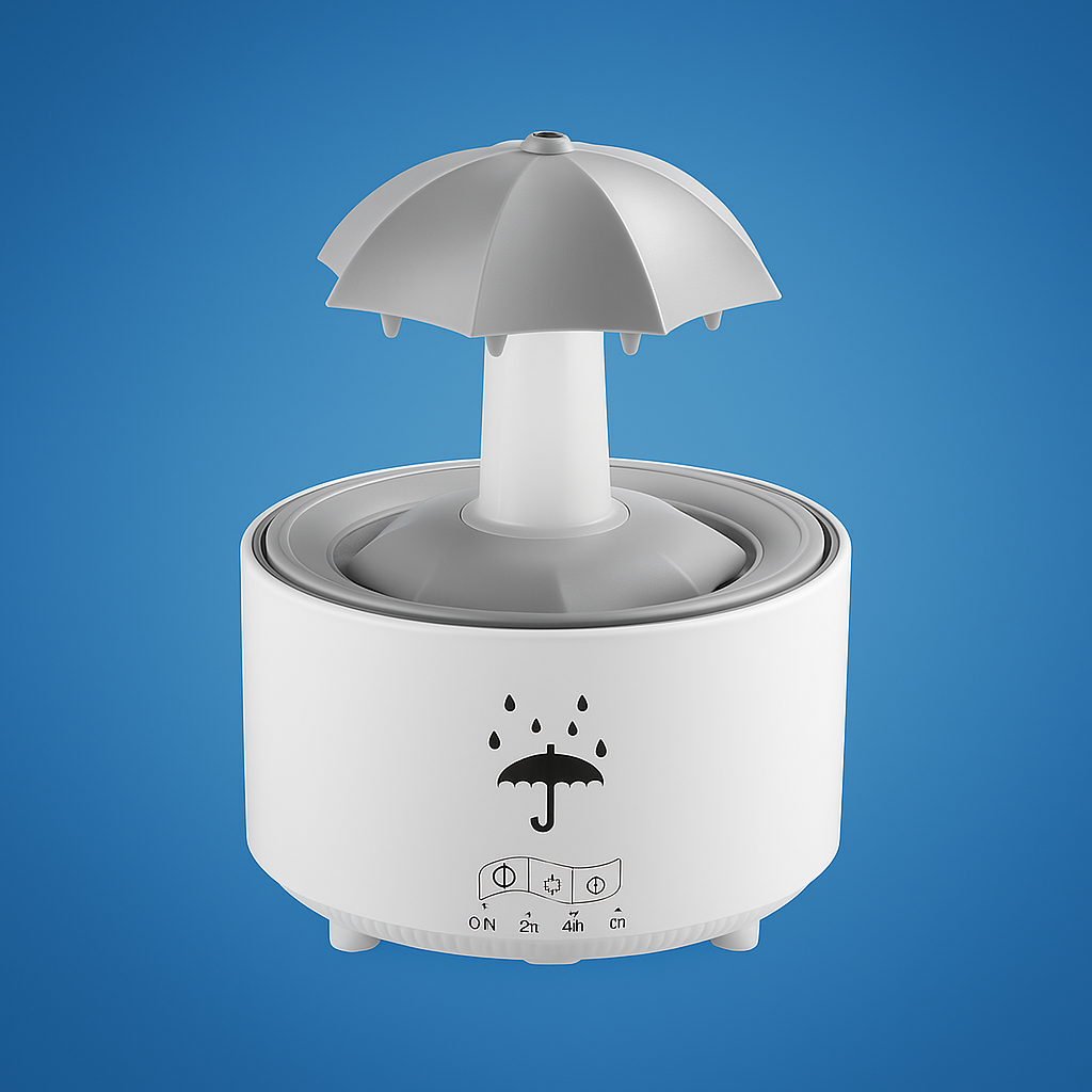 Cool Mist Night Lamp - Quiet Humidifier for Bedroom