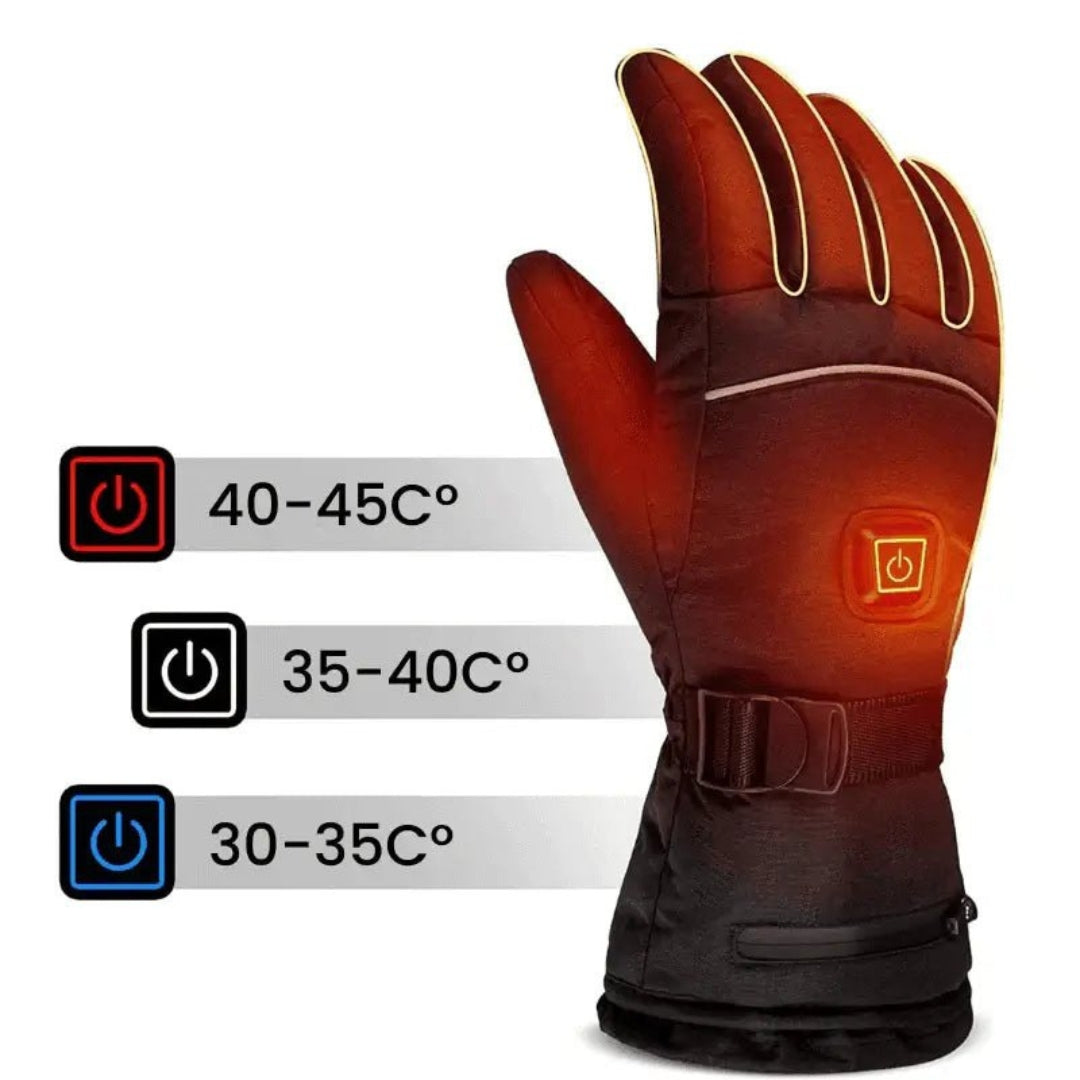 Warm Electric Gloves for Winter - Touchscreen Friendly