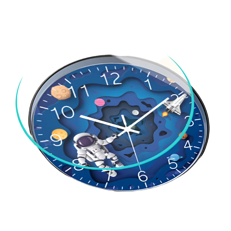 Colorful Fun Childrens Bedroom Wall Clock