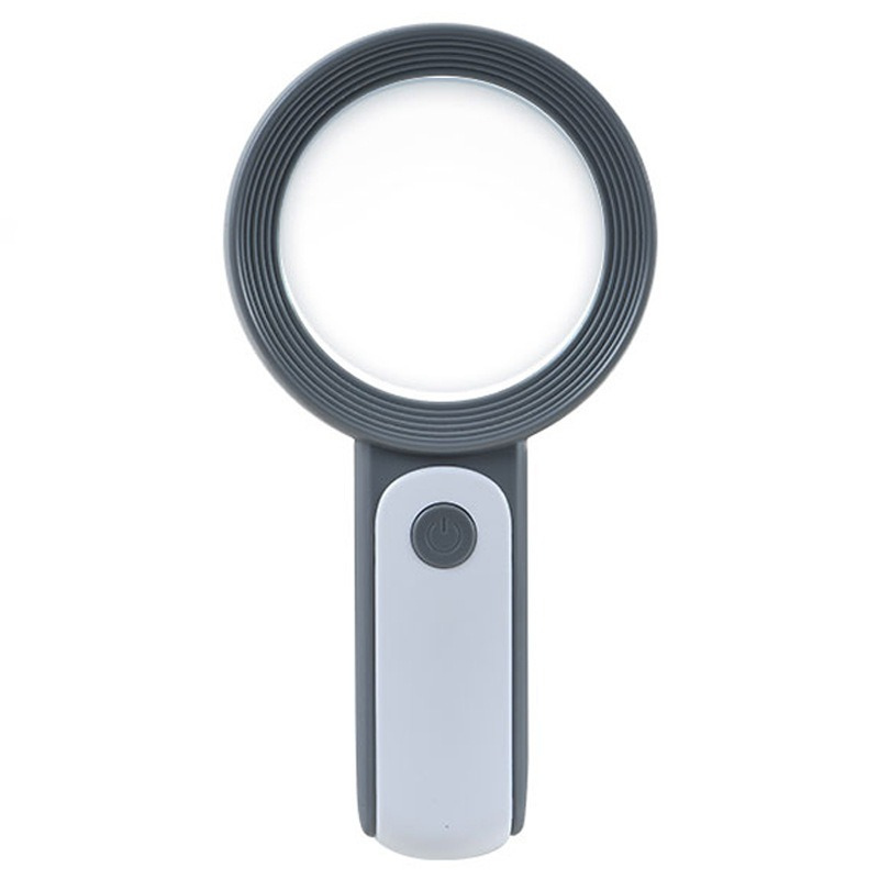 Easy Grip 30X Handheld Magnifying Glass for Reading