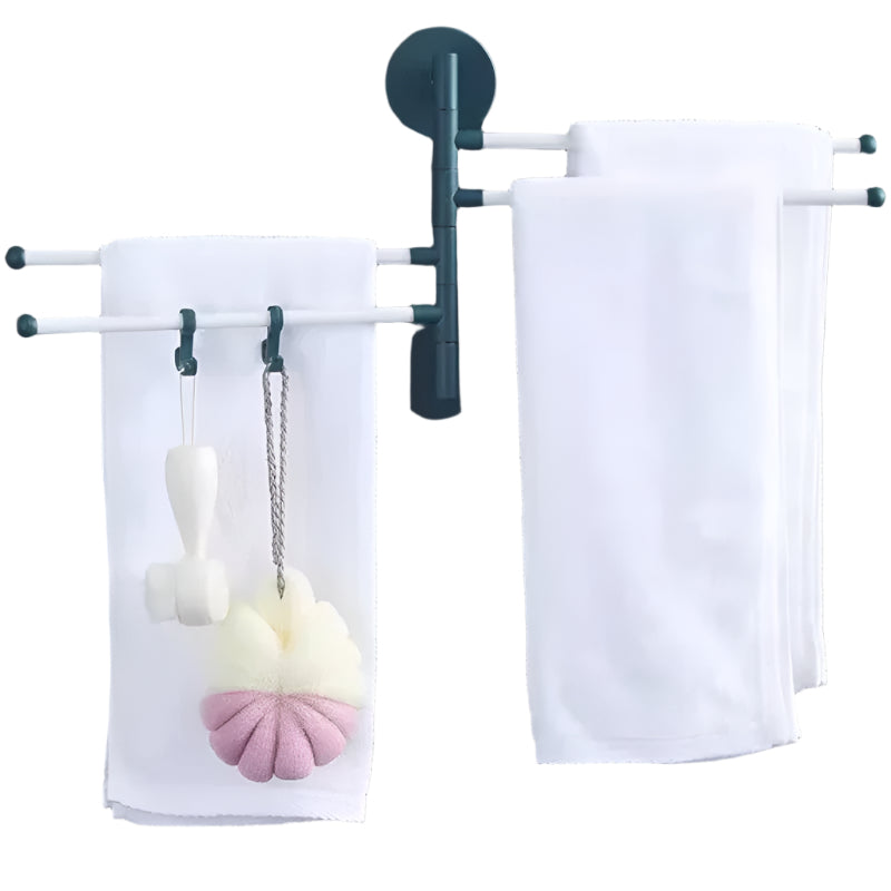 Foldable Rotating Wall Mounted Towel Rack