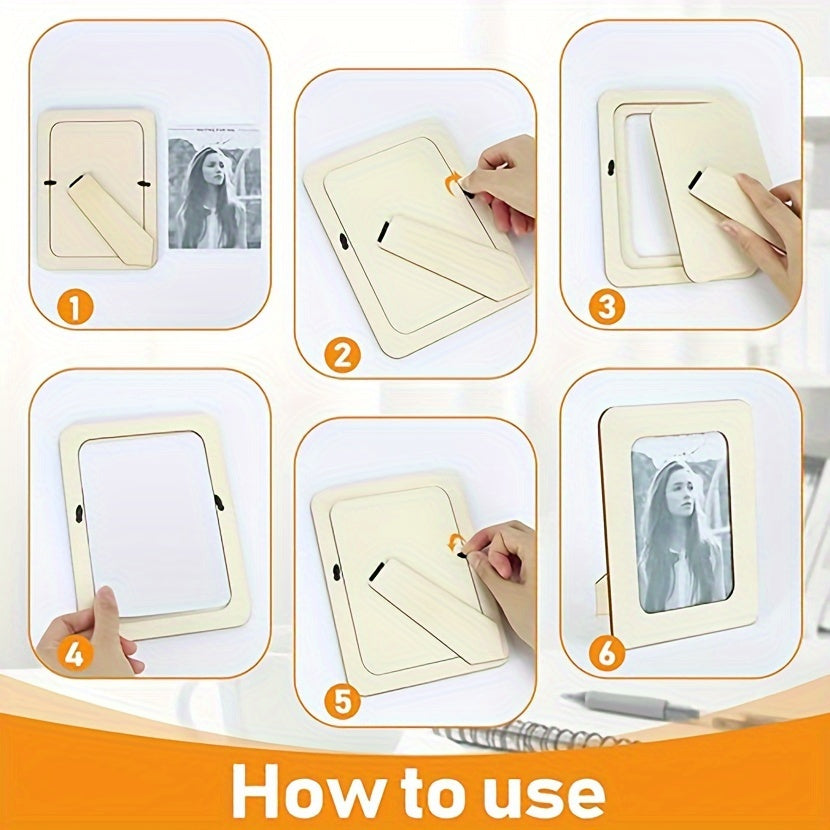 Personalized Wooden Picture Frame Set of 10