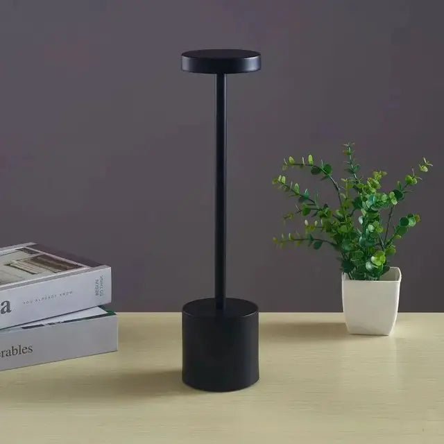 Sleek Black Desk LED Lamp