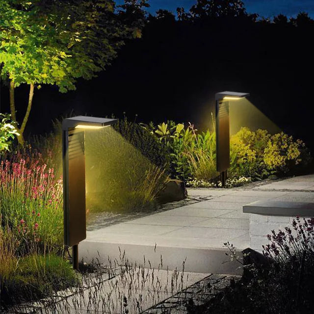 Solar Powered Garden Lights 2 Pack Waterproof