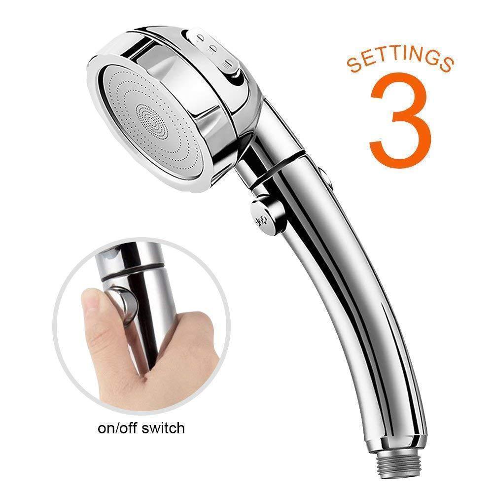 Powerful 3 Mode Shower Head Booster Spray