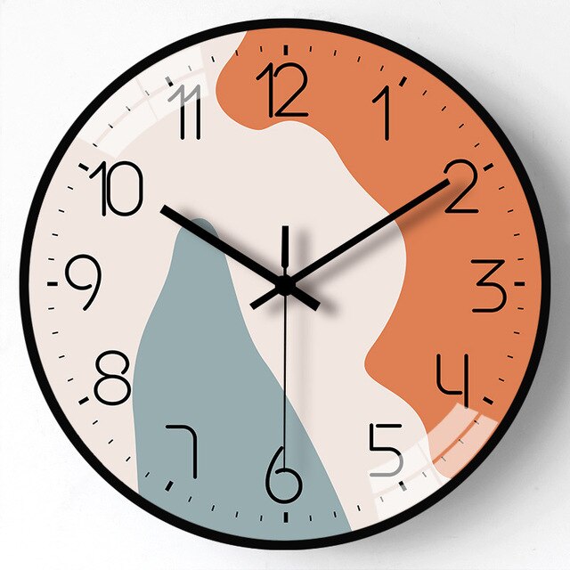 Stylish Eco Wall Clock in Vibrant Colors