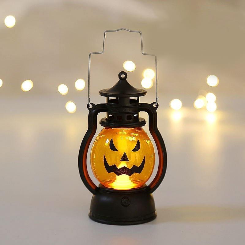 Small Spooky Pumpkin Pendant Light