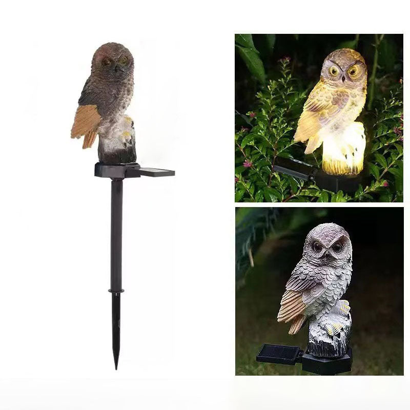 Befez | Outdoor Solar Powered Owl Lamp | Waterproof Garden Light