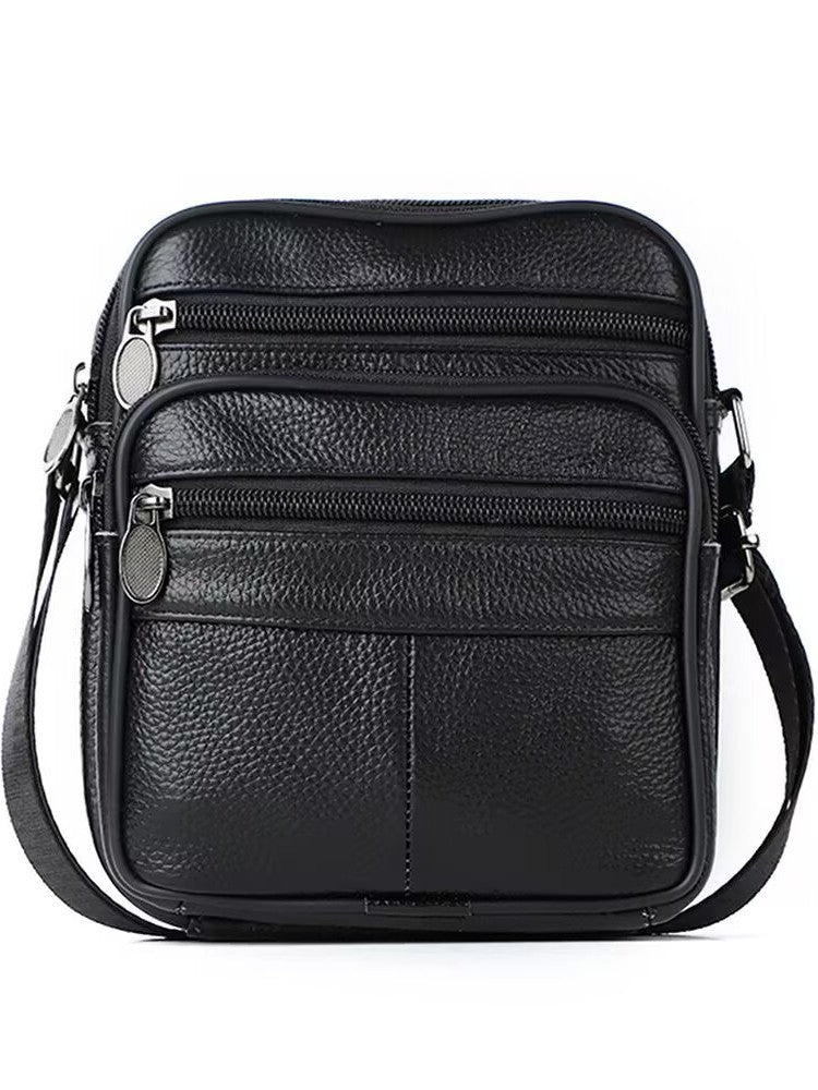 Vintage Style Synthetic Leather Messenger Bag