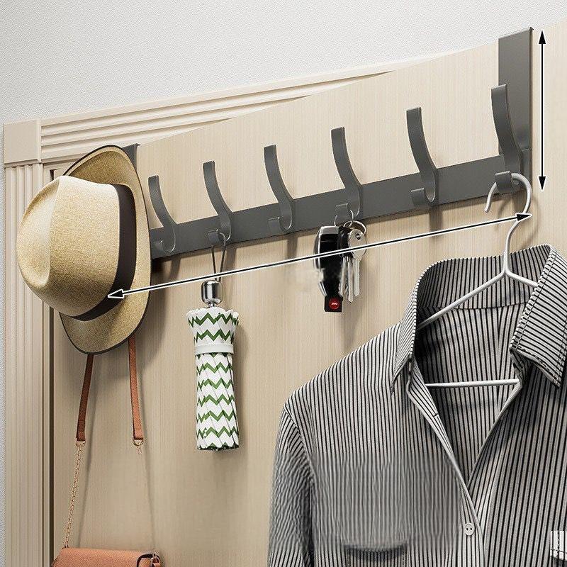 Space Saving Over Door Hook Rack