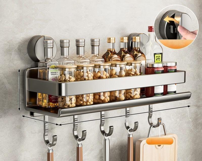 Sticky Wall Mount Kitchen Hook Rack