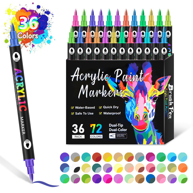 Vibrant Art Paint Marker Pens