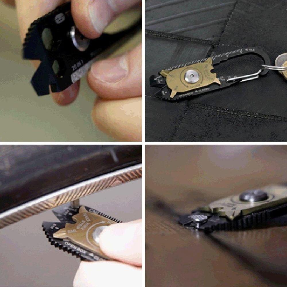 Multifunctional 20-in-1 Pocket Tool Keychain
