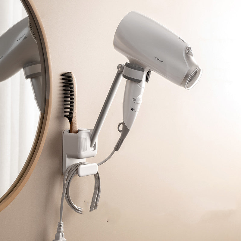 Easy Wall Mount Hair Dryer Holder
