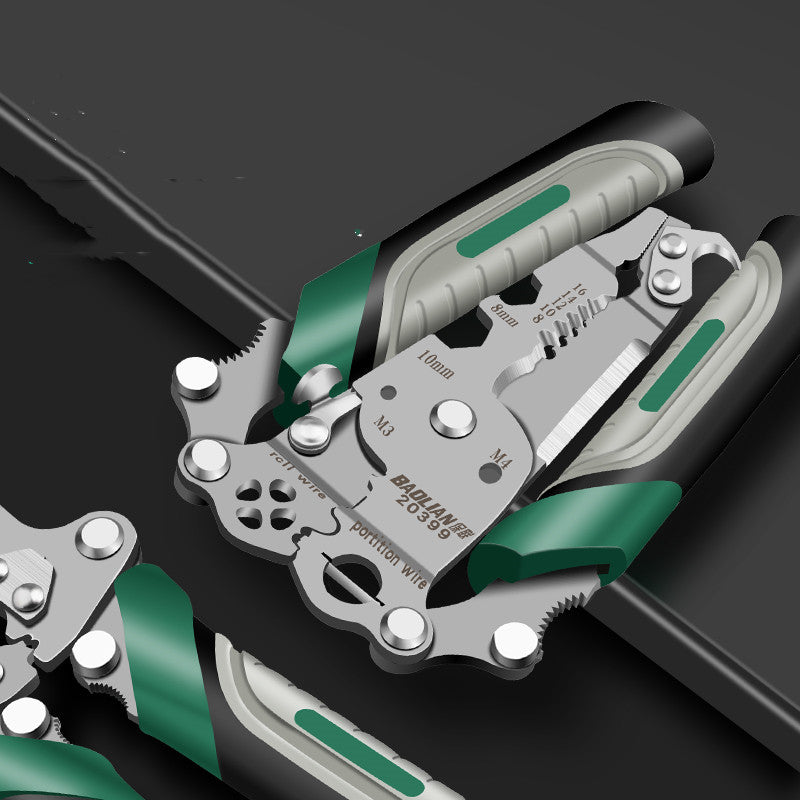 Compact Multi-Tool Wire Cutting Pliers
