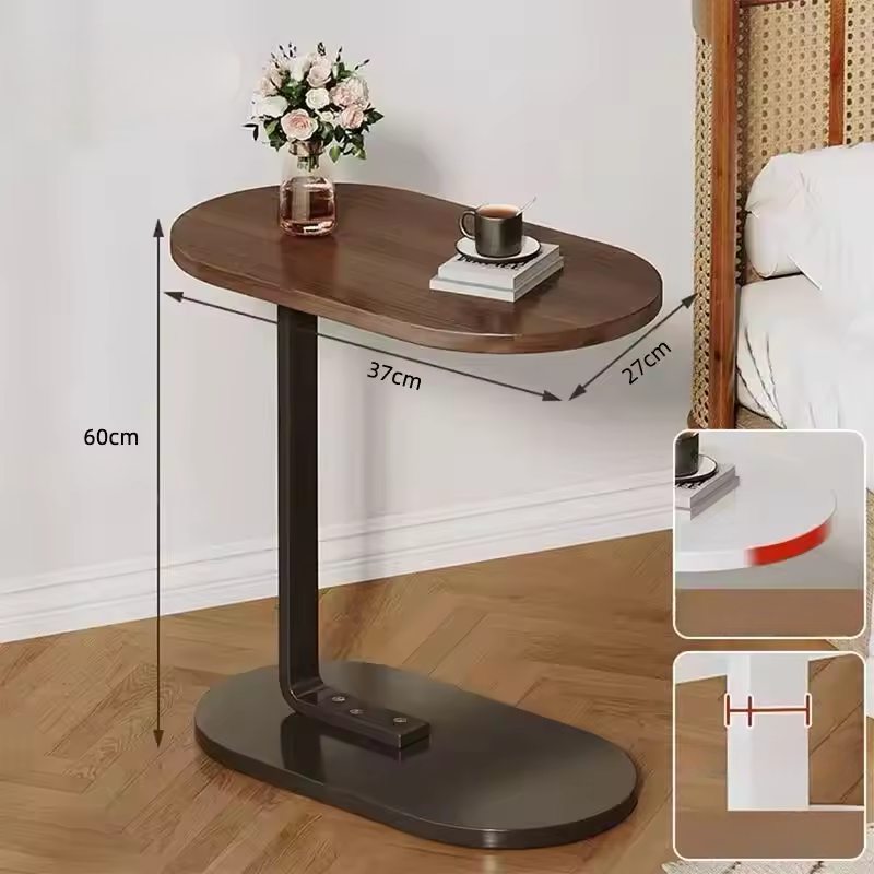Space Saving Small End Table Modern Sleek Design