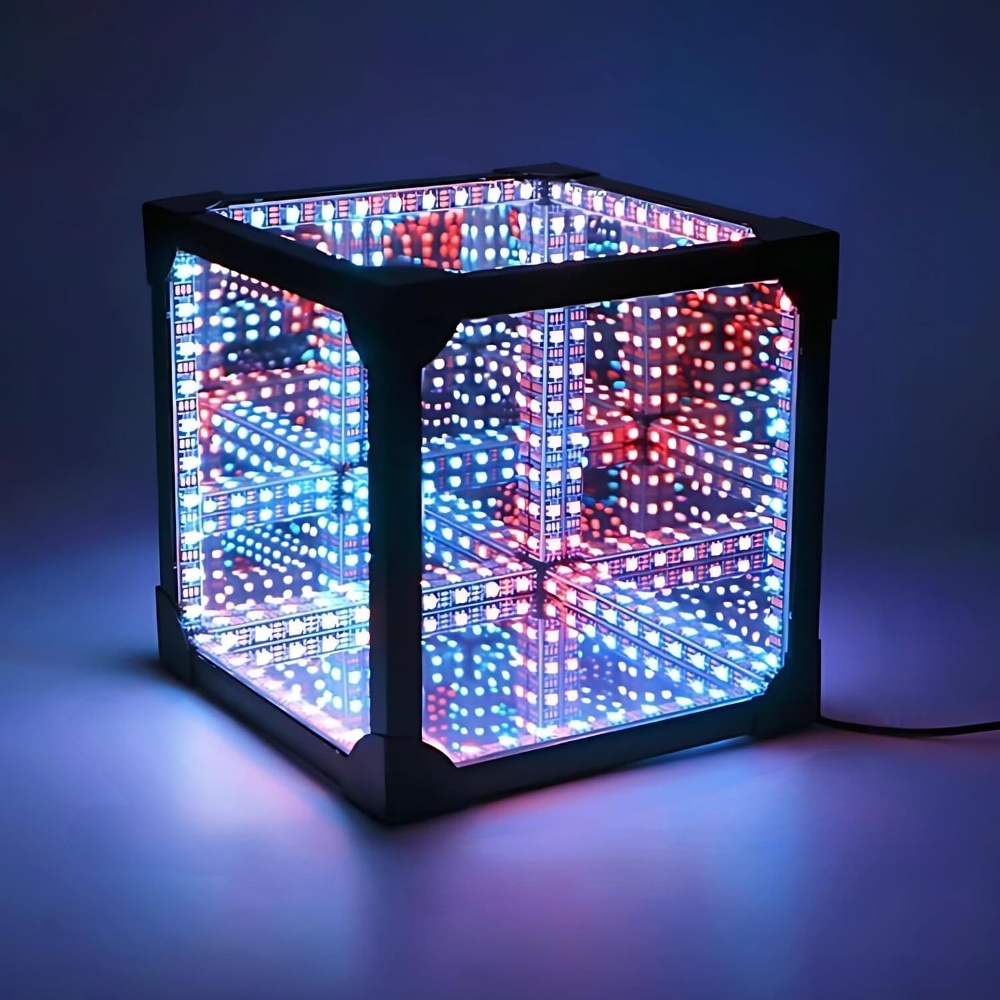 Colorful 3D LED Orb Lamp with Depth Effect