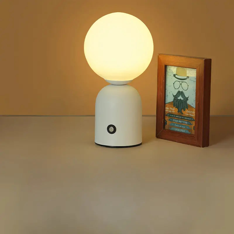 Serene Glass Table Lamp for Relaxing Space