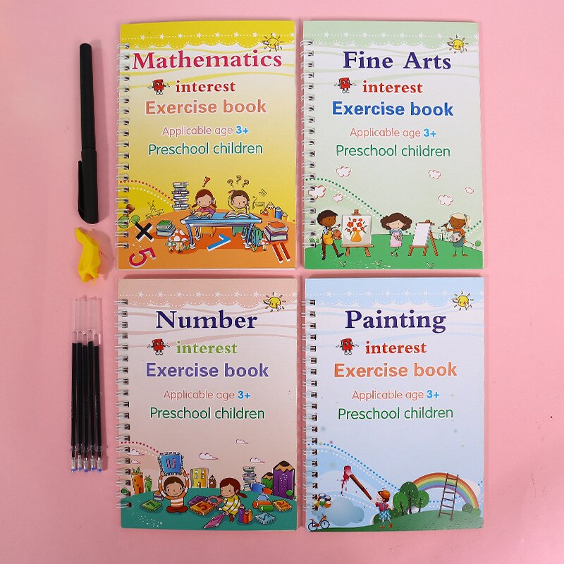 Fun Erasable Magic Notebooks for Kids