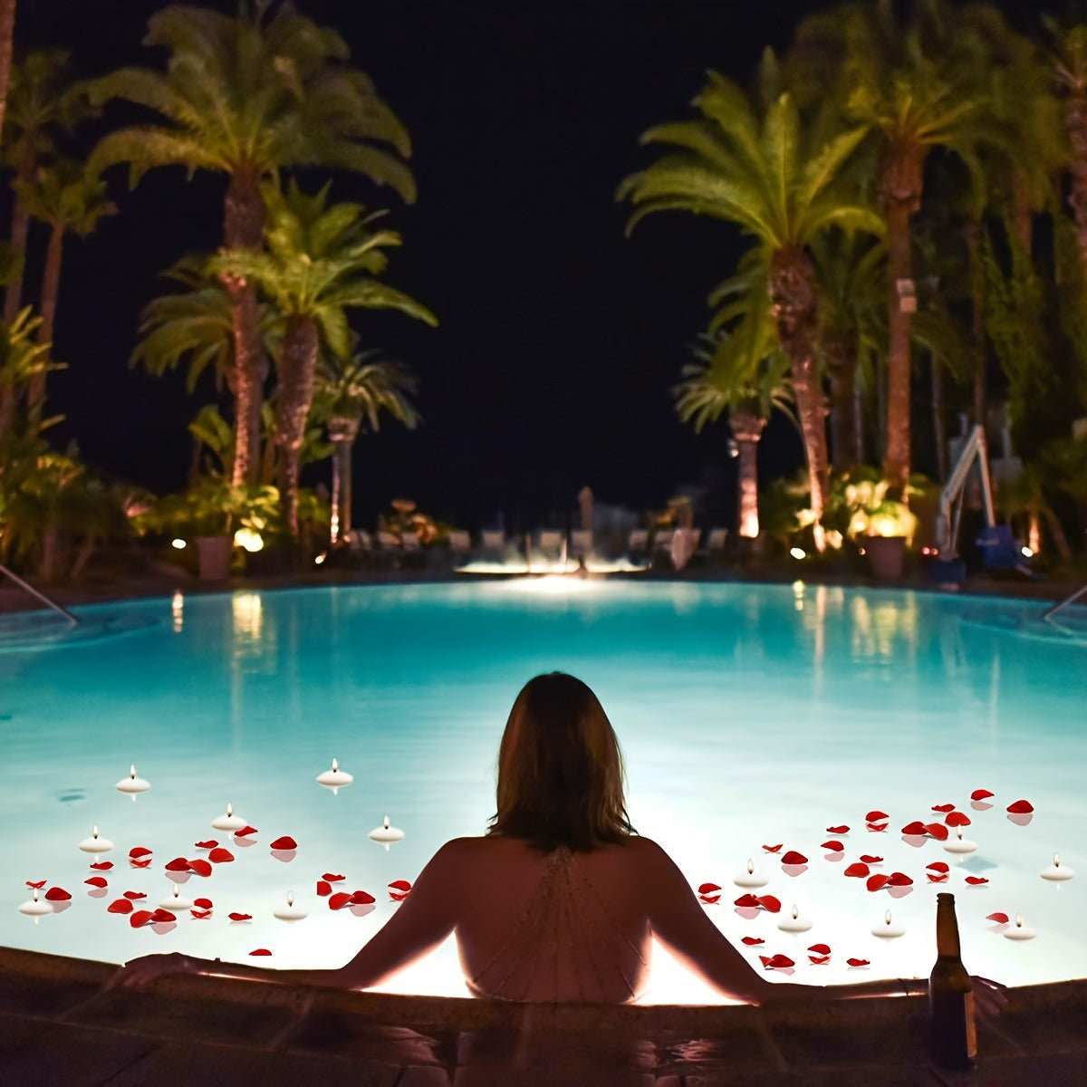 Luxury Glow Floating Candles for Ambient Decor