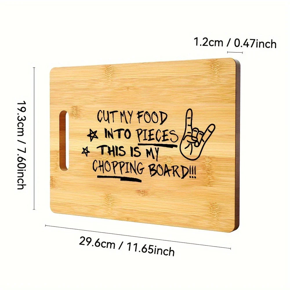 Funny Bamboo Kitchen Board