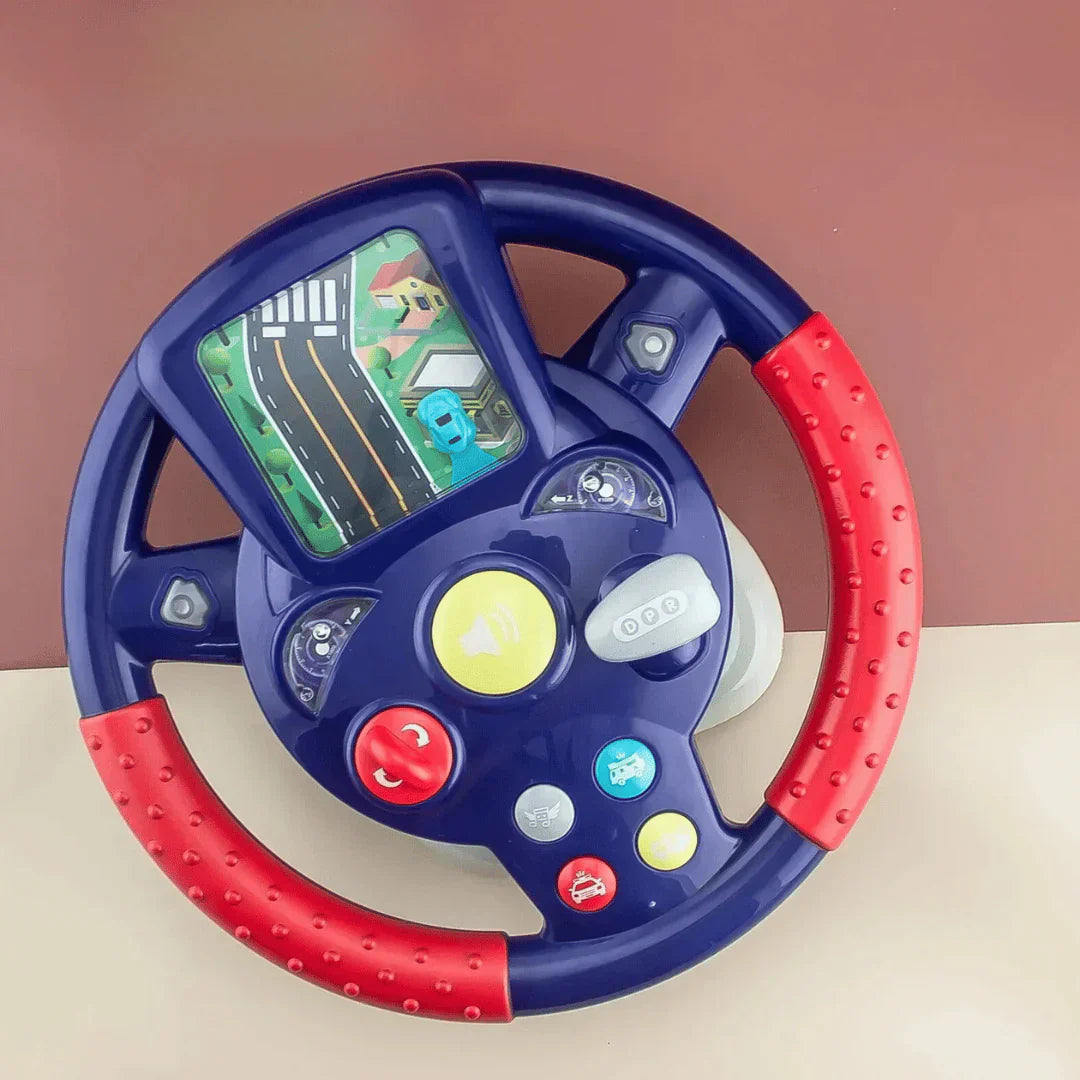 Fun Kids Steering Wheel with Interactive Screen