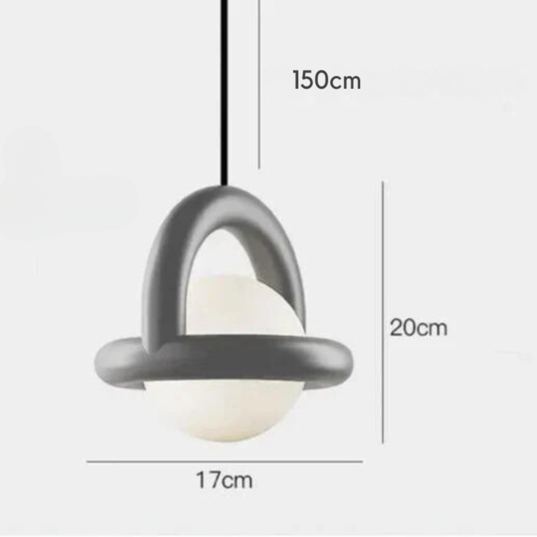 Befez | Luxe Round LED Hanging Lamp
