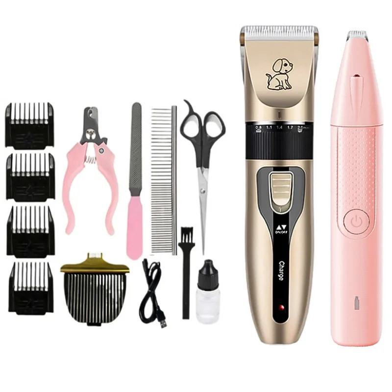 Quiet Pet Grooming Clippers with Long Lasting Battery