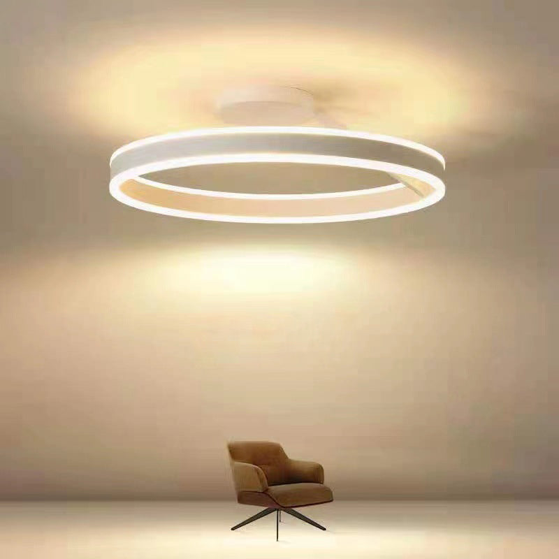 Elegant Gold LED Ceiling Lamp