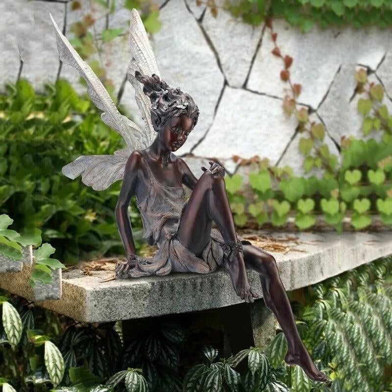 Whimsical Fairy Outdoor Garden Decoration